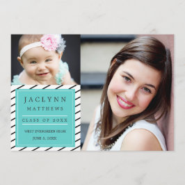 Invitación a una fiesta de graduación de fotos de