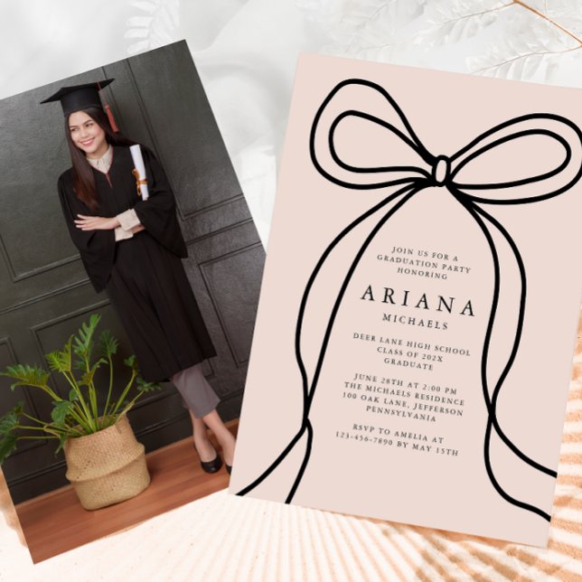 Invitación a una fiesta de graduación de fotos de  (Subido por el creador)