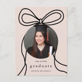 Invitación a una fiesta de graduación de fotos de