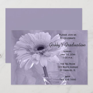 Invitación a una fiesta de graduación de margarita