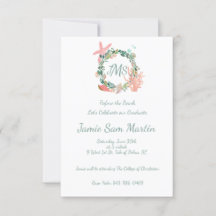 Invitación a una fiesta de graduación de playa | A