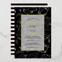 Invitación a una fiesta de graduación de Relieve m