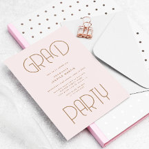 Invitación a una fiesta de graduación fotográfica 