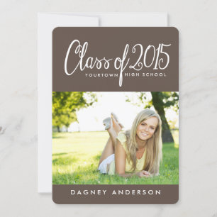 Invitación a una fiesta de graduación fotográfica 