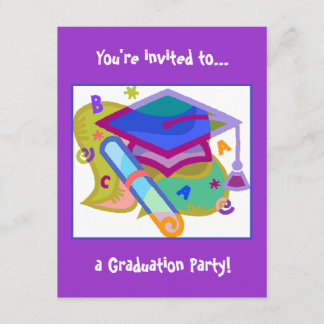 Invitación a una fiesta de graduación - Grado/Escu