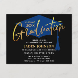 Invitación a una fiesta de graduación Minimalista 