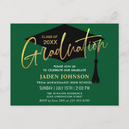 Invitación a una fiesta de graduación Minimalista 