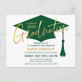Invitación a una fiesta de graduación Minimalista 