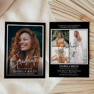 Invitación a una fiesta de graduación moderna