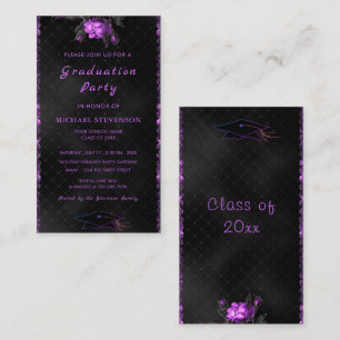 Invitación a una fiesta de graduación moderna con