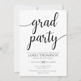 Invitación a una fiesta de graduación moderna - Fi