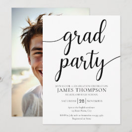 Invitación a una fiesta de graduación moderna - Fi