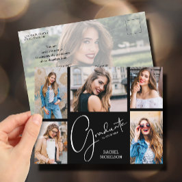 Invitación a una fiesta de graduación multifotogra