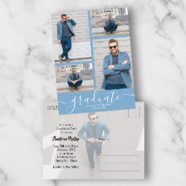 Invitación a una fiesta de graduación multifotogra