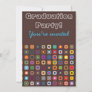Invitación a una fiesta de graduación retro (Perso