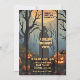 Invitación a una fiesta de Halloween escalofriante