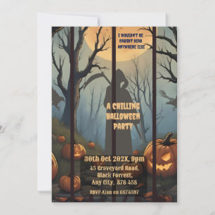 Invitación a una fiesta de Halloween escalofriante