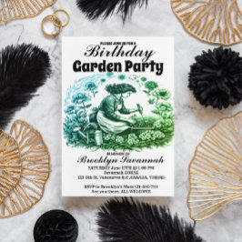 Invitación a una Fiesta de Jardinera en el Jardín 