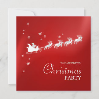 Invitación a una fiesta de Navidades de renos de S