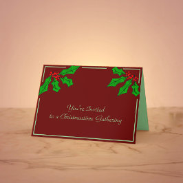 Invitación a una fiesta de Navidades de un día de