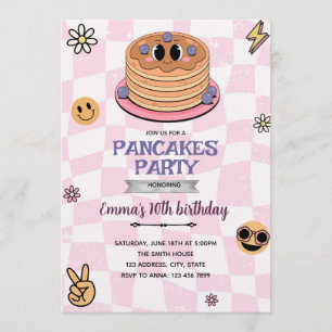 invitación a una fiesta de panqueques genial