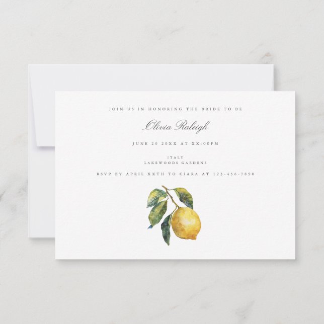 Invitación a una fiesta de soltera en el Mediterrá (Reverso)