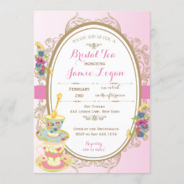 Invitación a una fiesta de té de ducha de novia