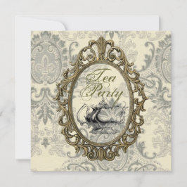 Invitación a una fiesta de té de ducha de novia de