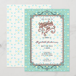 Invitación a una fiesta de té por la tarde caprich