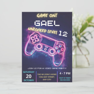 Invitación a una Fiesta de Videojuegos, Invitación