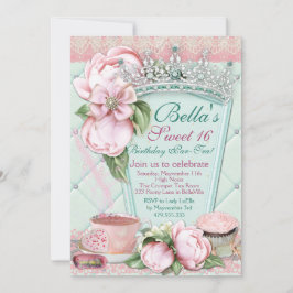 Invitación a una fiesta del té dulce 16