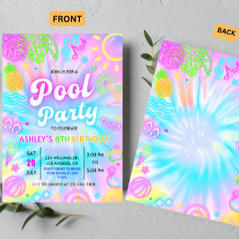 Invitación a una fiesta en la piscina, Fiesta de n