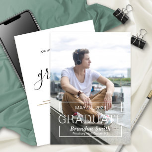 Invitación a una fiesta fotográfica para graduados