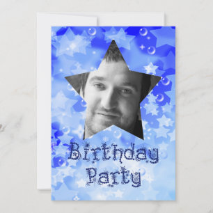 Invitación a una fiesta fotográfica para una super