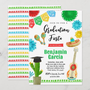 Invitación a una fiesta mexicana de graduación