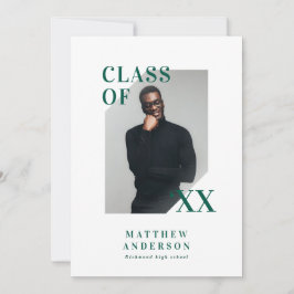 Invitación a una fiesta moderna de graduación de t
