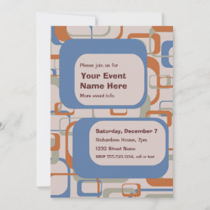 Invitación a una fiesta o evento de estilo moderno