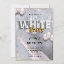 Invitación a una fiesta o evento de etiqueta de to