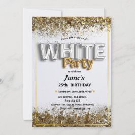 Invitación a una fiesta o evento de etiqueta de to