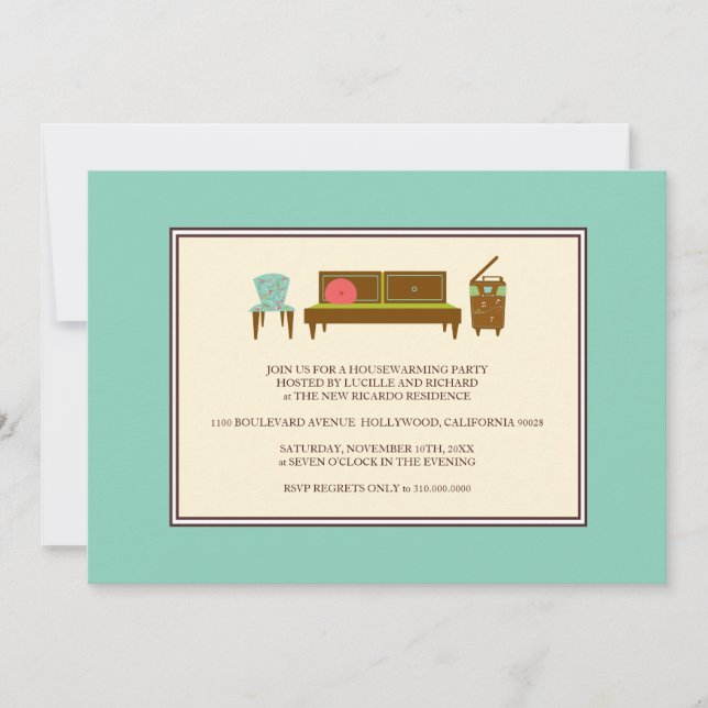 Invitación a una fiesta para el calentamiento de l (Anverso)