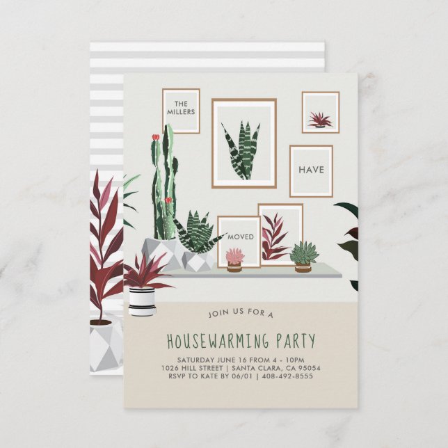 Invitación a una fiesta para el calentamiento de l (Anverso / Reverso)