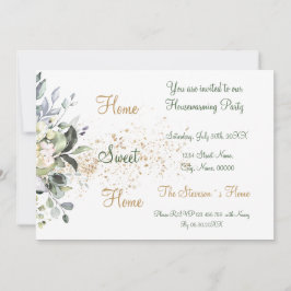 Invitación a una fiesta para el calentamiento de l