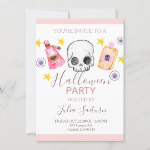 Invitación a una fiesta para niños de Halloween ro