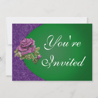 Invitación a una fiesta Rosa de joyas