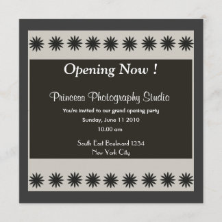 Invitación a una gran fiesta de apertura