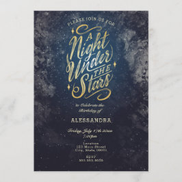 Invitación a una Noche Bajo las Estrellas
