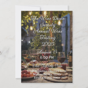 Invitación a una noche de cata de vinos