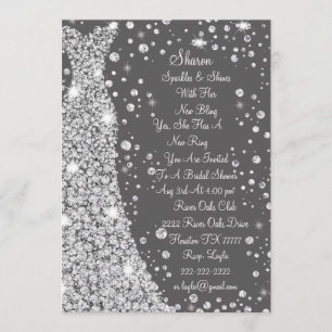 Invitación a una novia con vestidos de Boda