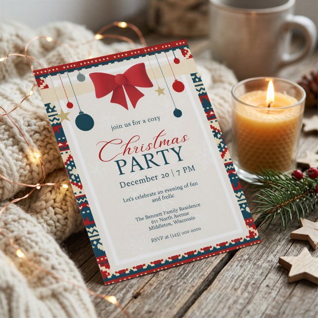 Invitación a una reunión escandinava de Navidad ac (Subido por el creador)