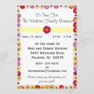 Invitación a una reunión familiar